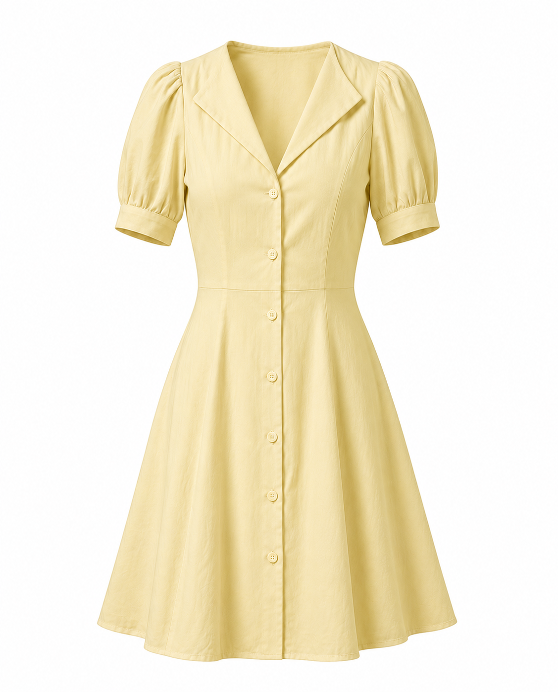 Puff Sleeve Mini Dress