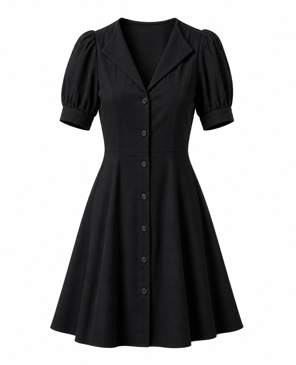 Puff Sleeve Mini Dress