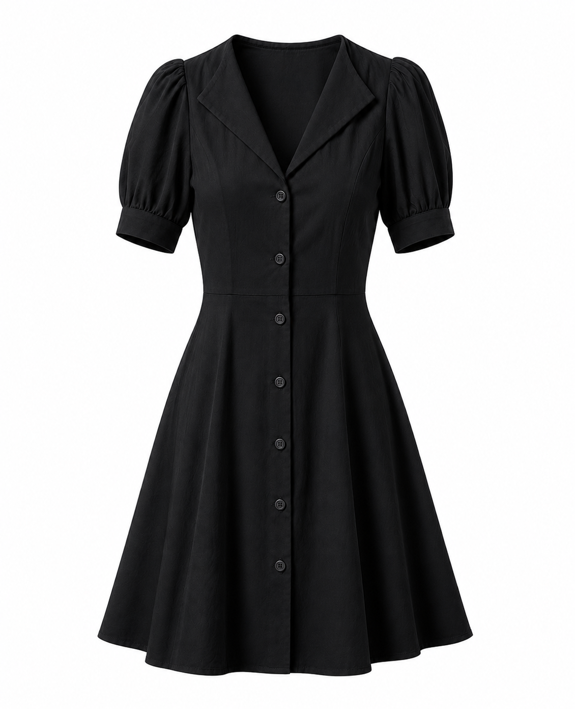 Puff Sleeve Mini Dress