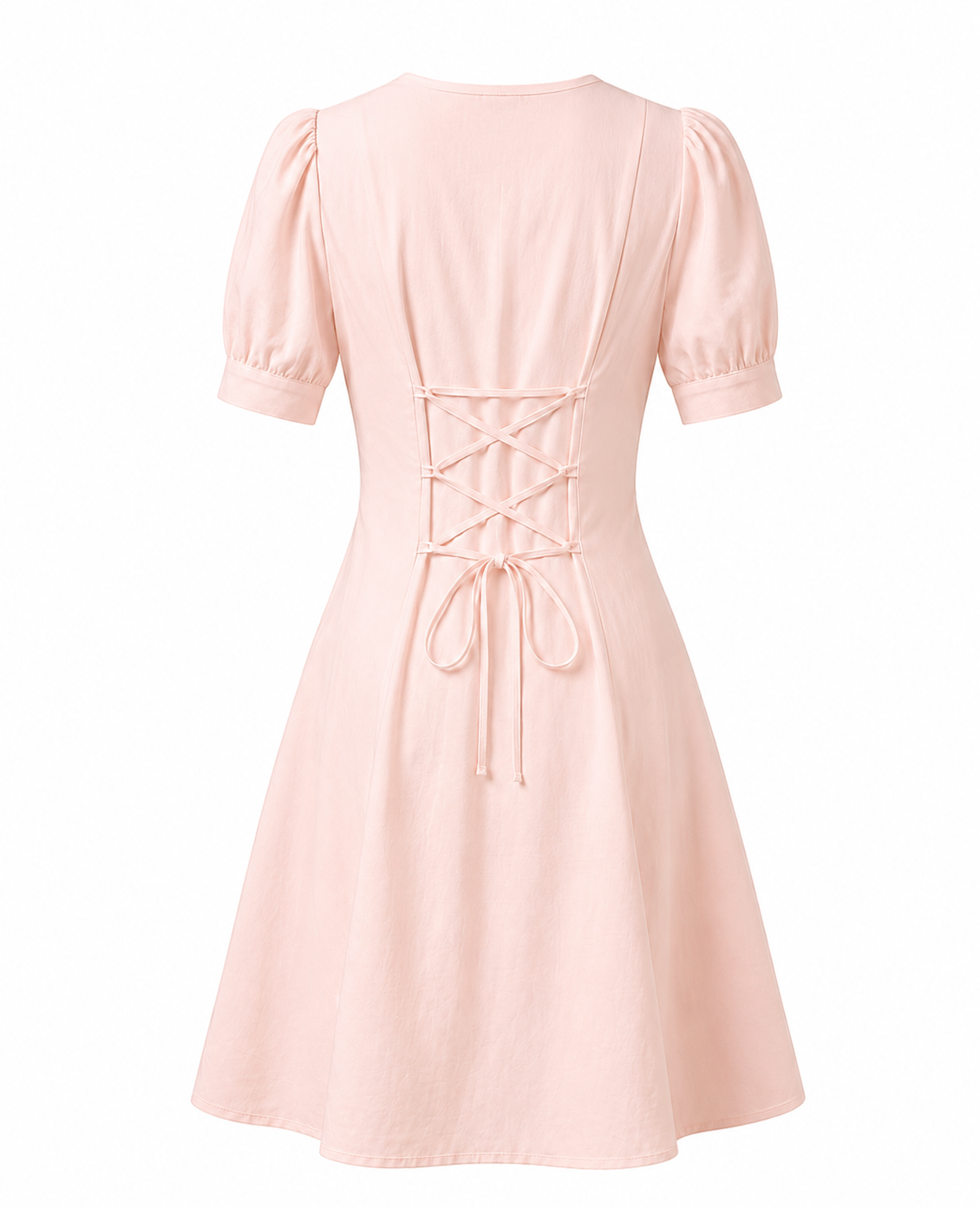 Puff Sleeve Mini Dress