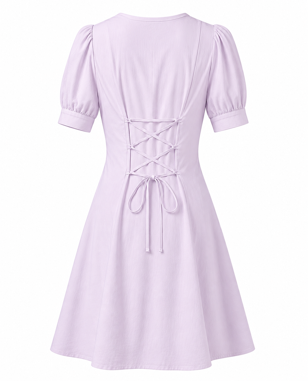 Puff Sleeve Mini Dress