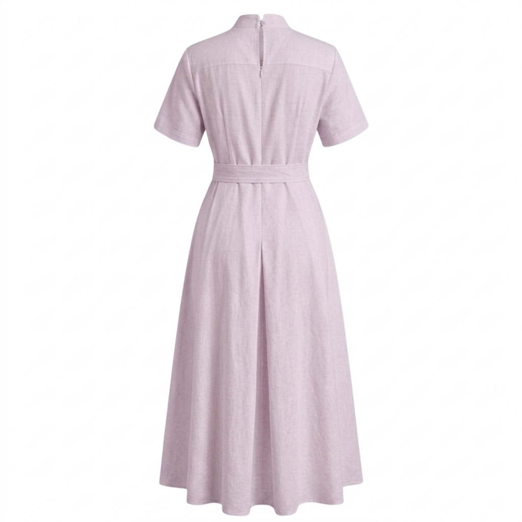 Cotton shirt dress