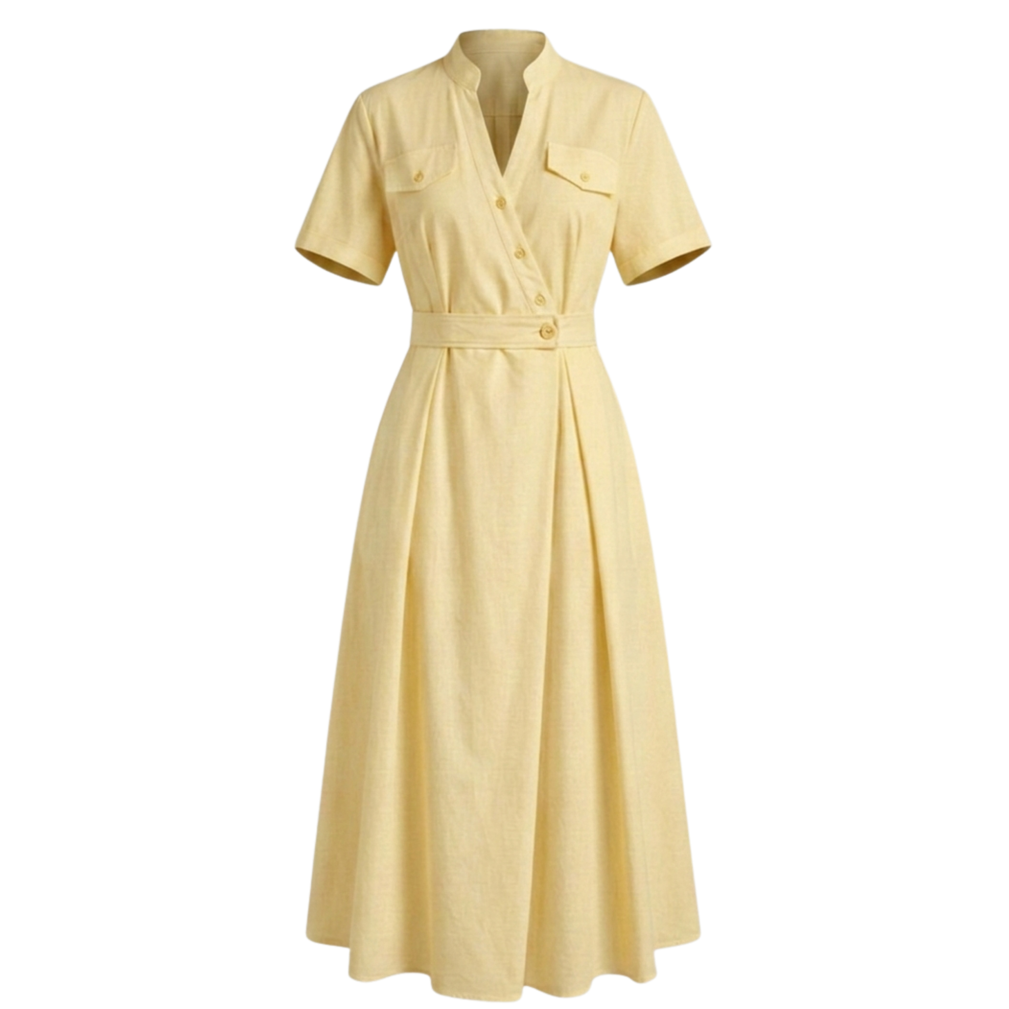 Cotton shirt dress