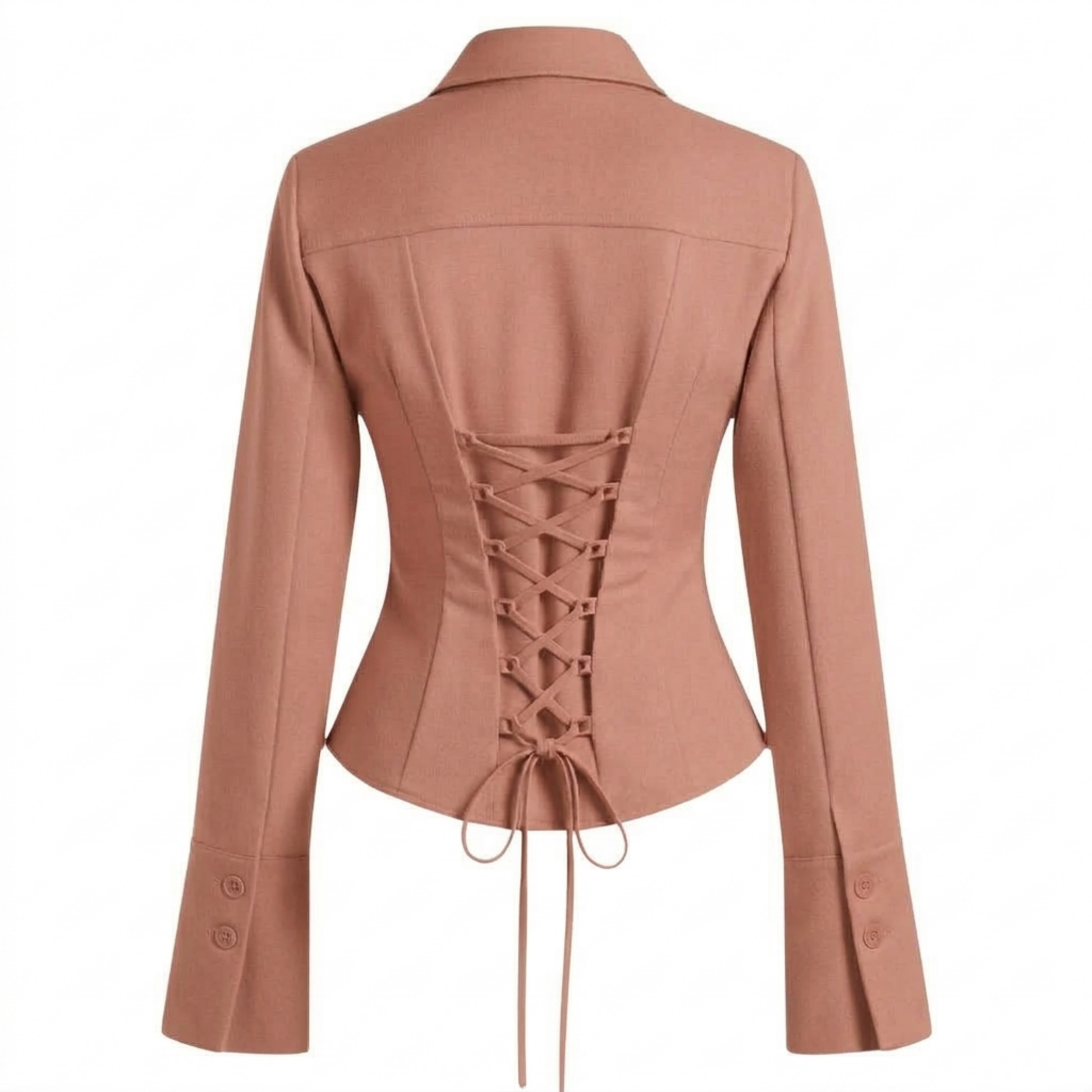 Fitted Button-Down Cotton Shirt