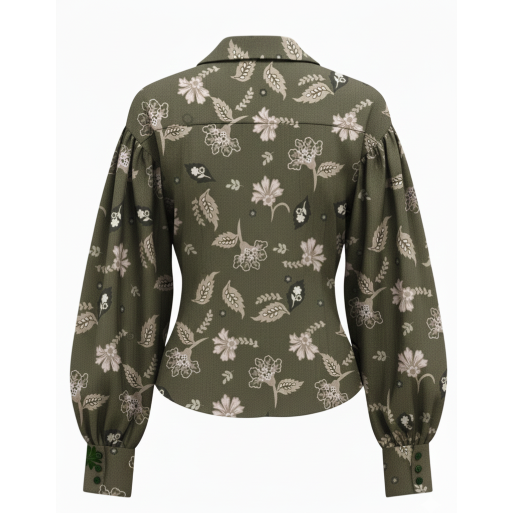 Floral Contour Fit Shirt