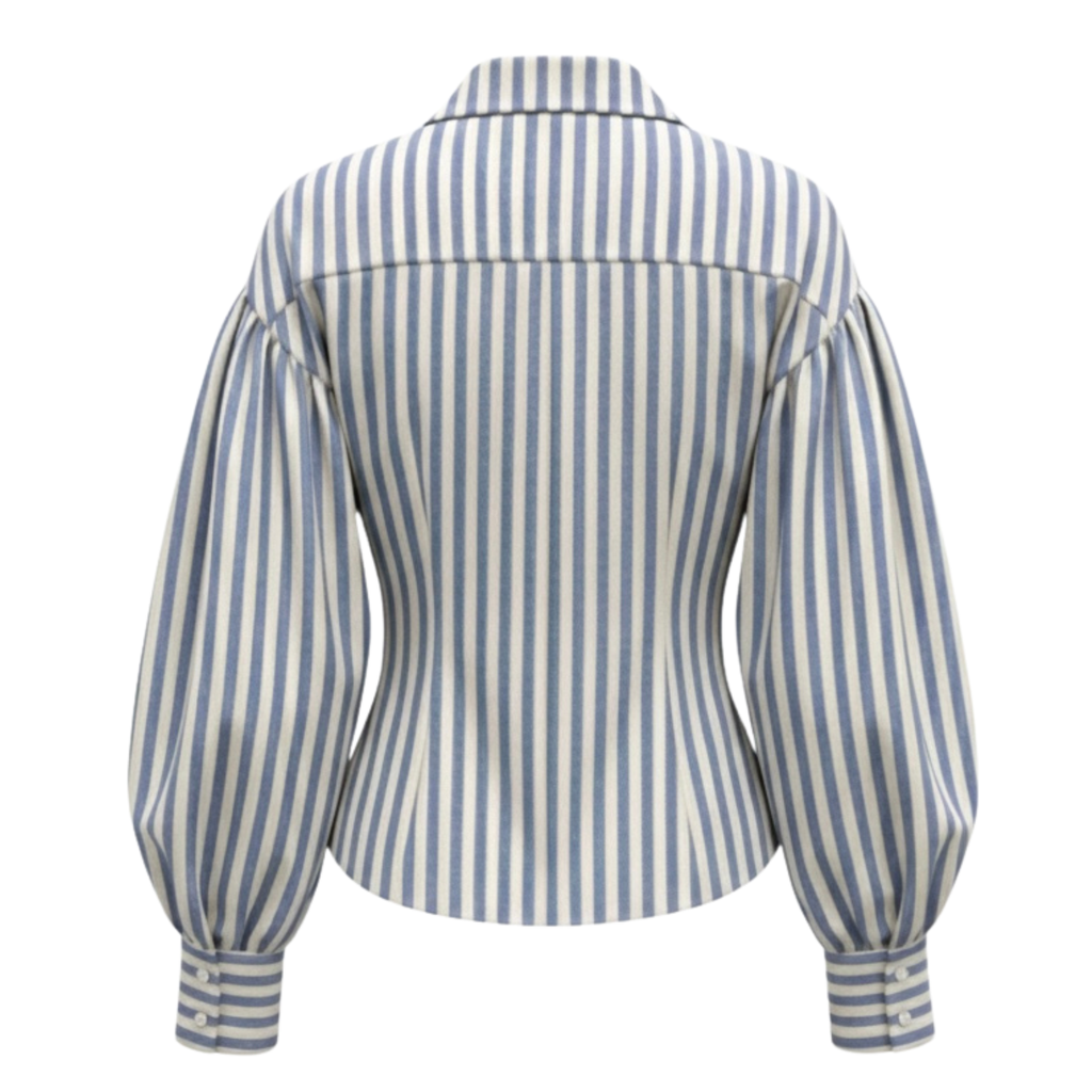 Contour-Fit Stripe Shirt