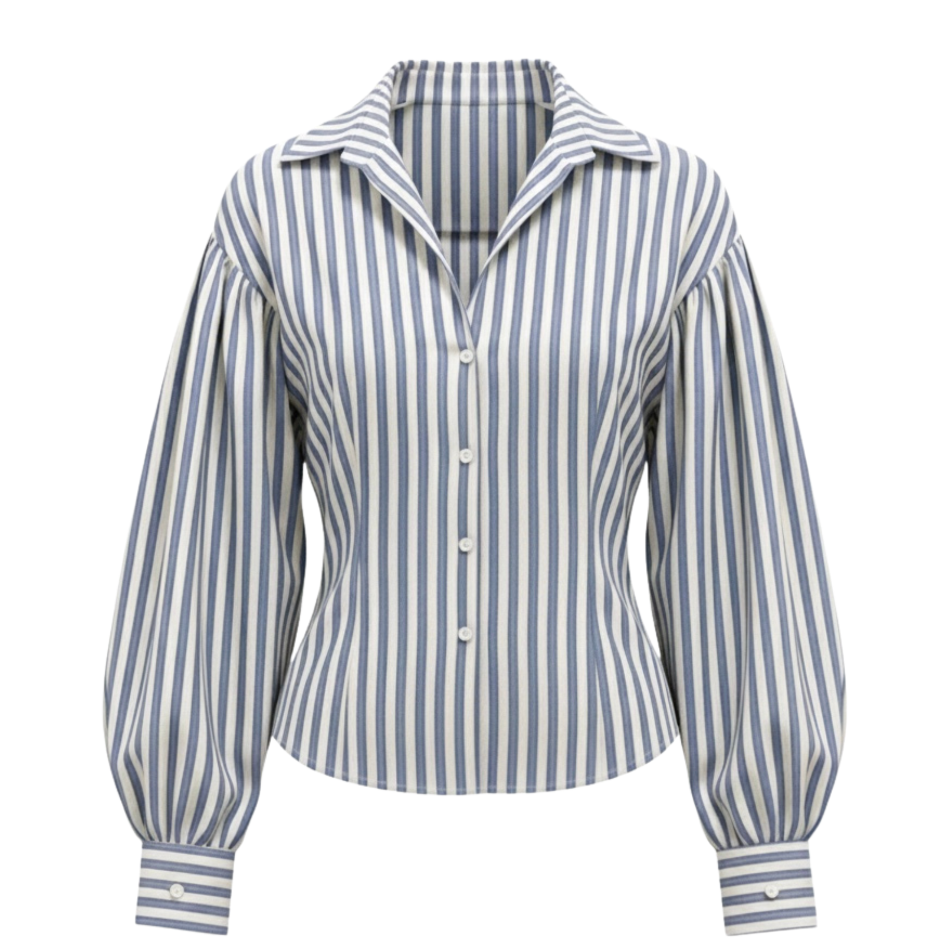 Contour-Fit Stripe Shirt