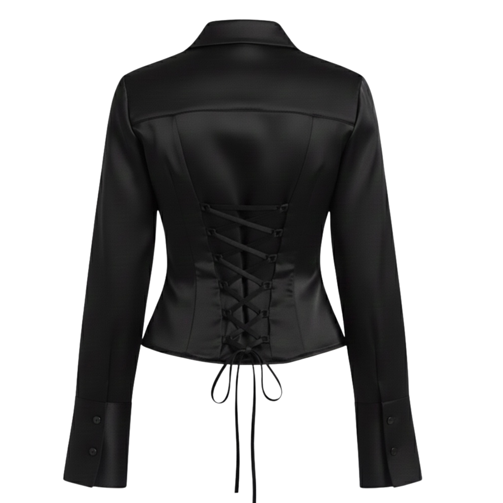 Fitted Button-Down Formal Shirt