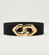 Black wide belt