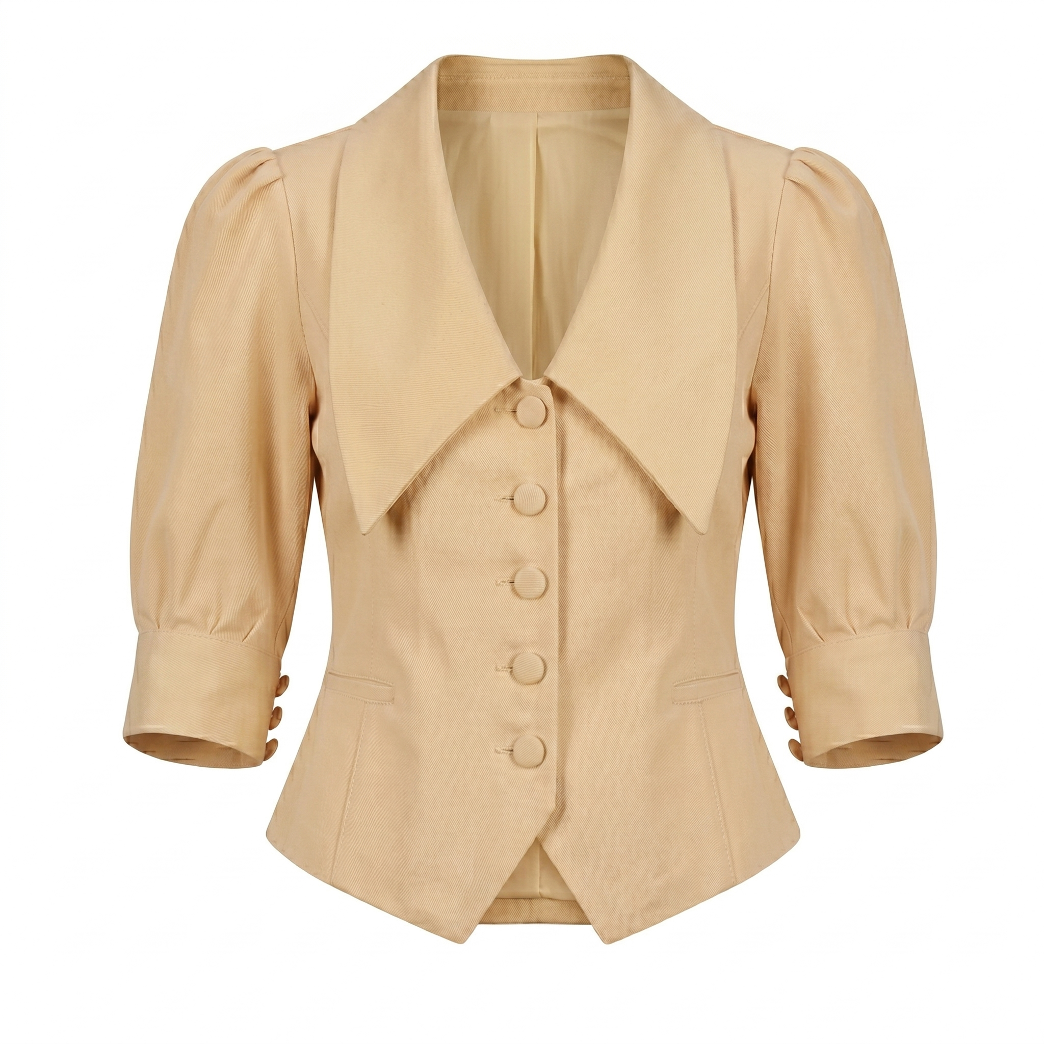 Women’s Puff Sleeve Top-Cotton