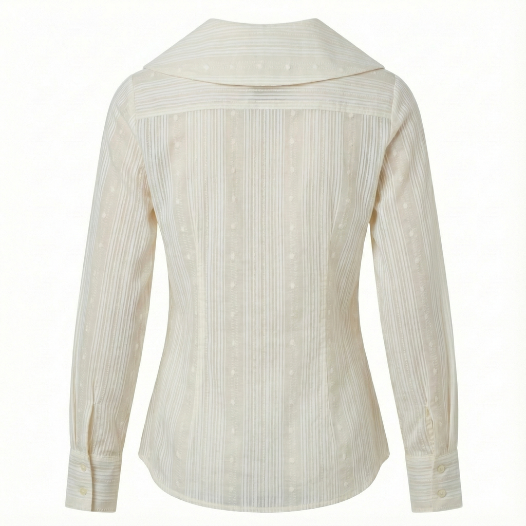 Pattern Collar Shirt