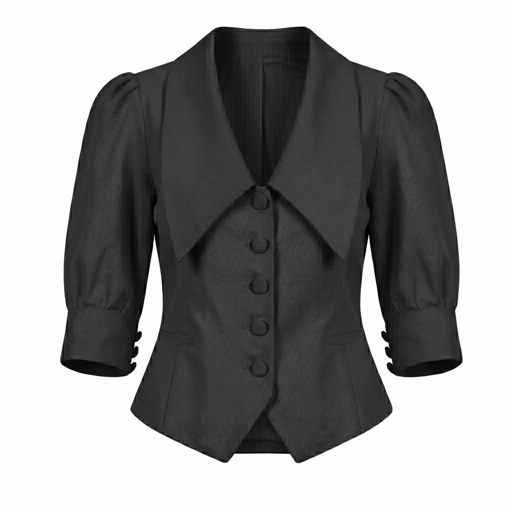 Women’s Puff Sleeve Top-Cotton