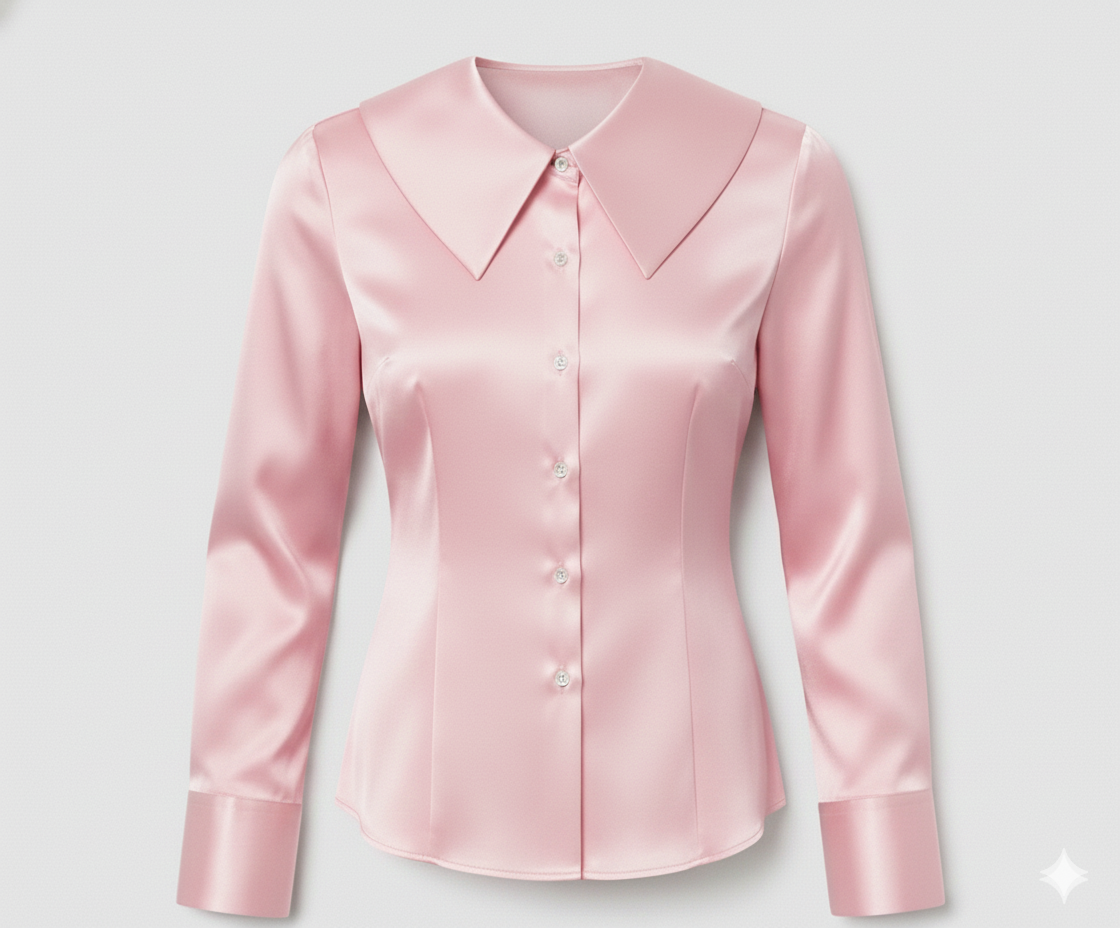 Satin Collar Shirt