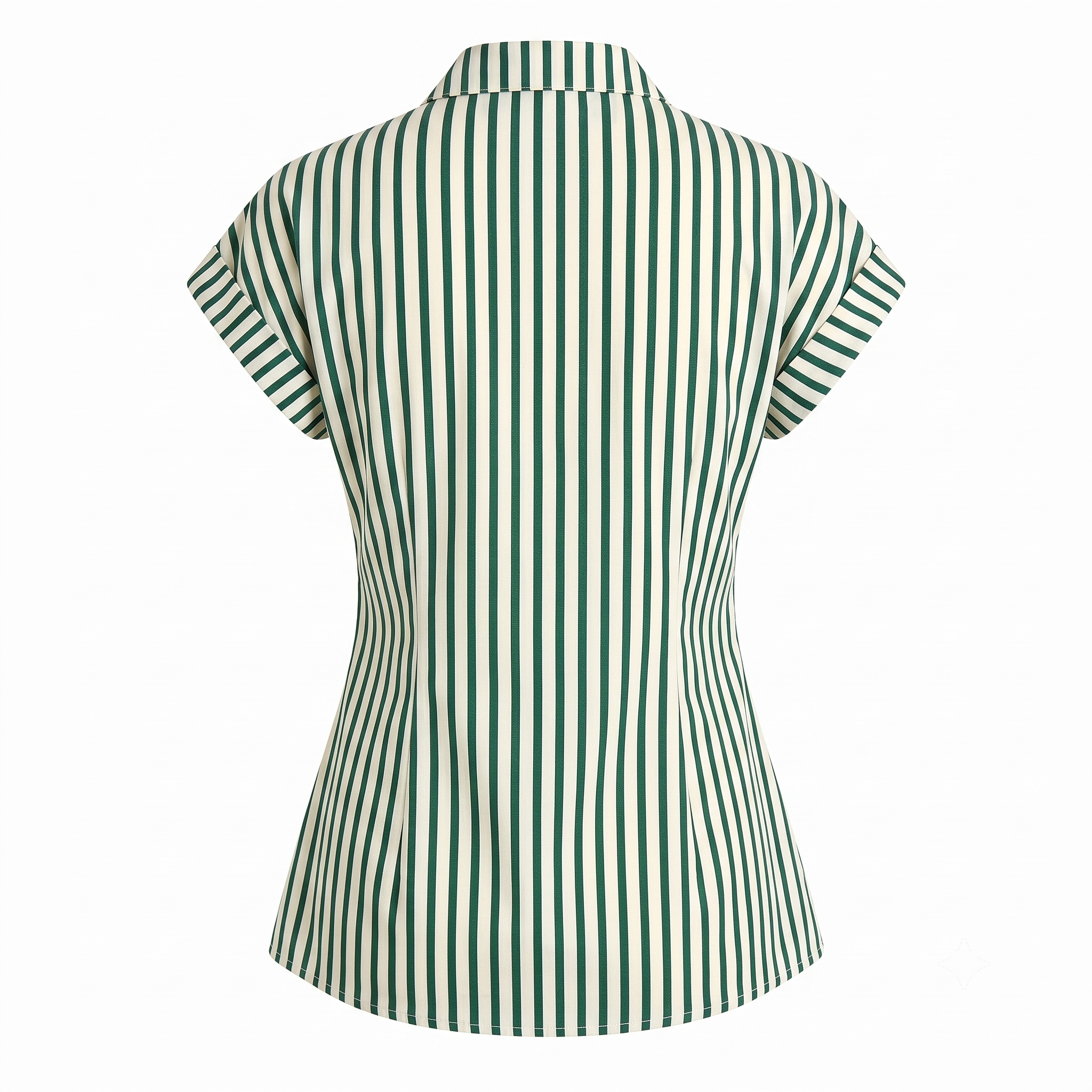 Stripe Tailored Shirt-Cotton