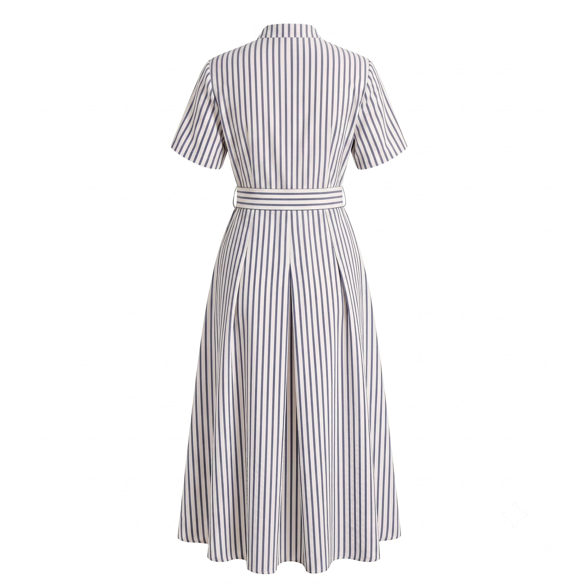 Stripe shirt dress