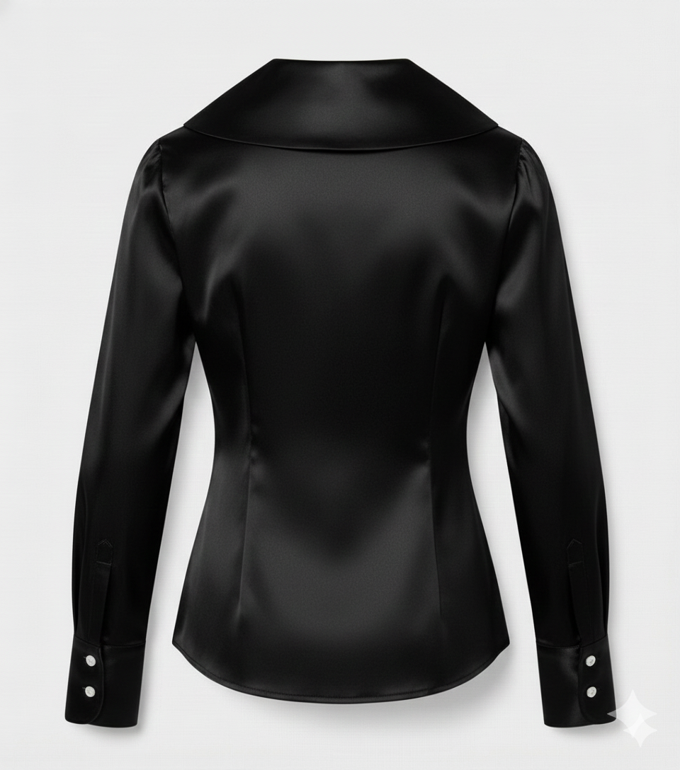 Satin Collar Shirt