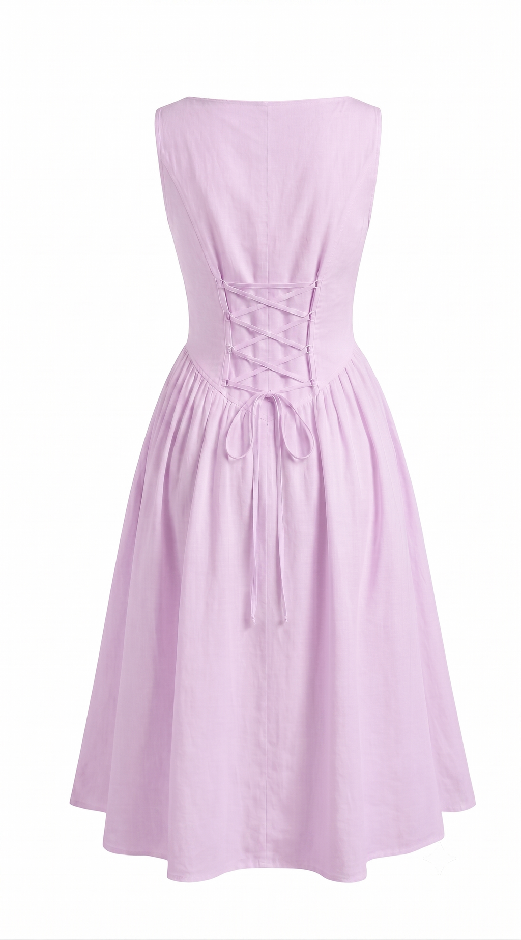 Boat Neck Fit & Flare Midi Dress