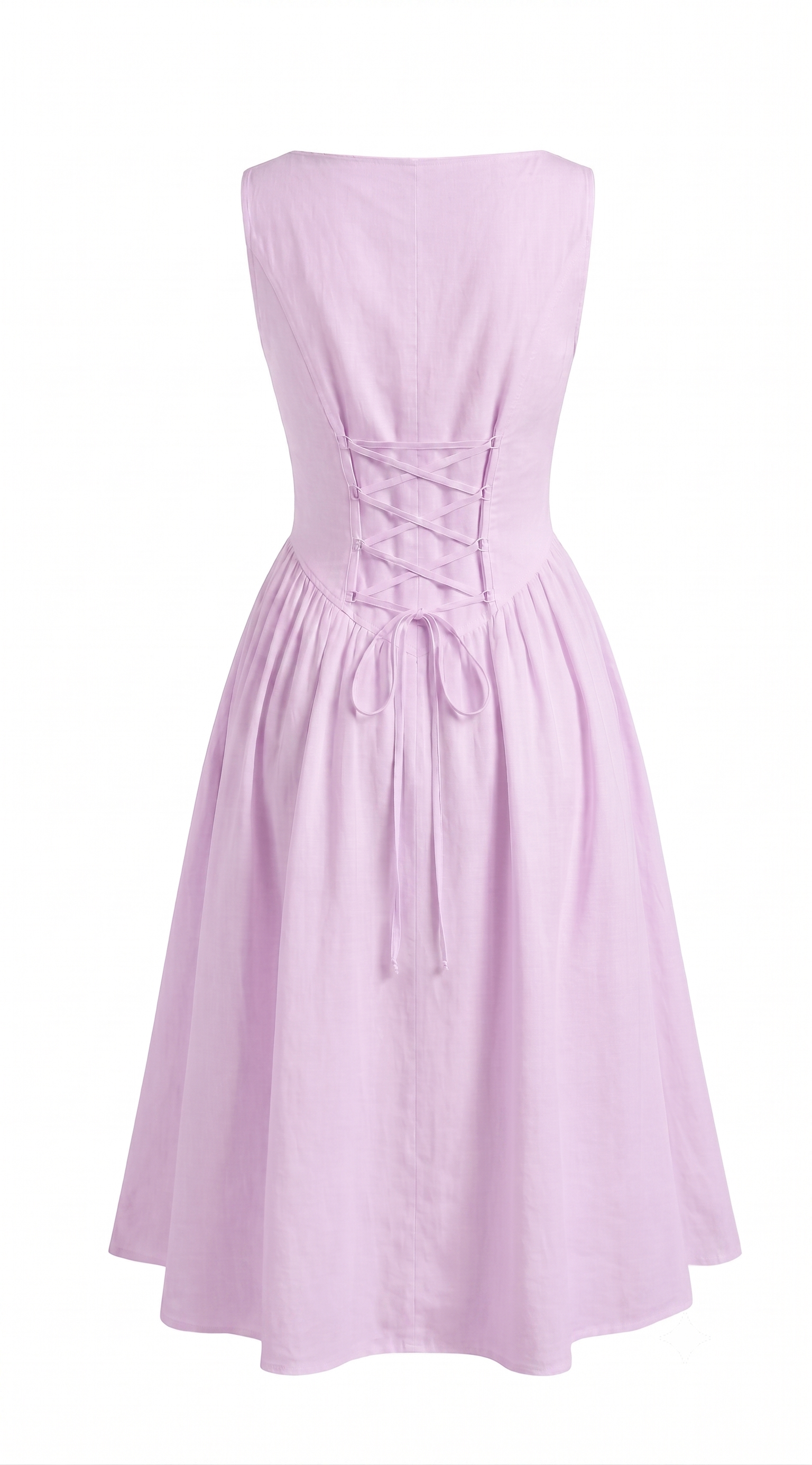 Boat Neck Fit & Flare Midi Dress