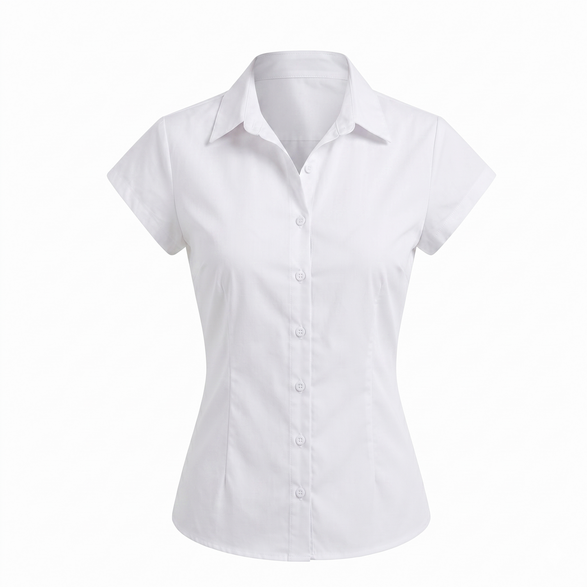 Women’s Linen Solid Short Sleeve Tie-Up Shirt Top