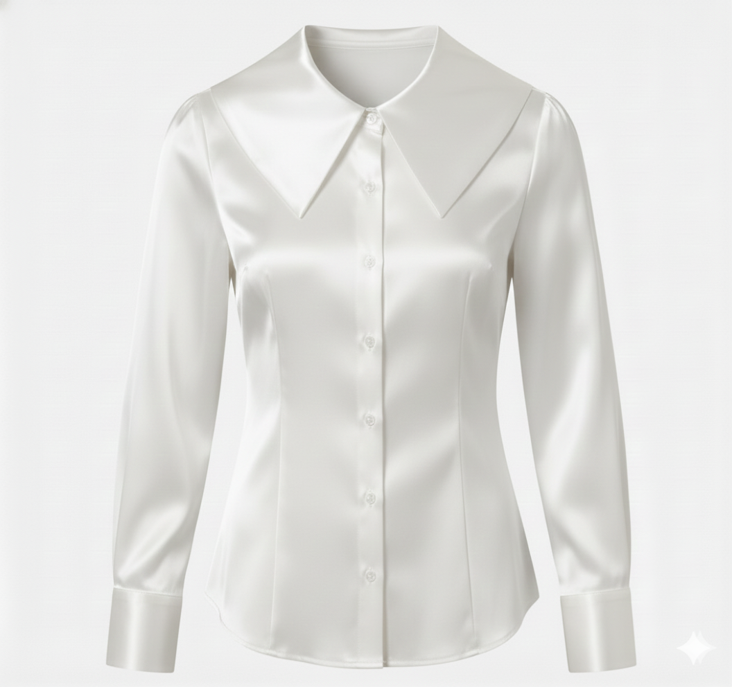 Satin Collar Shirt