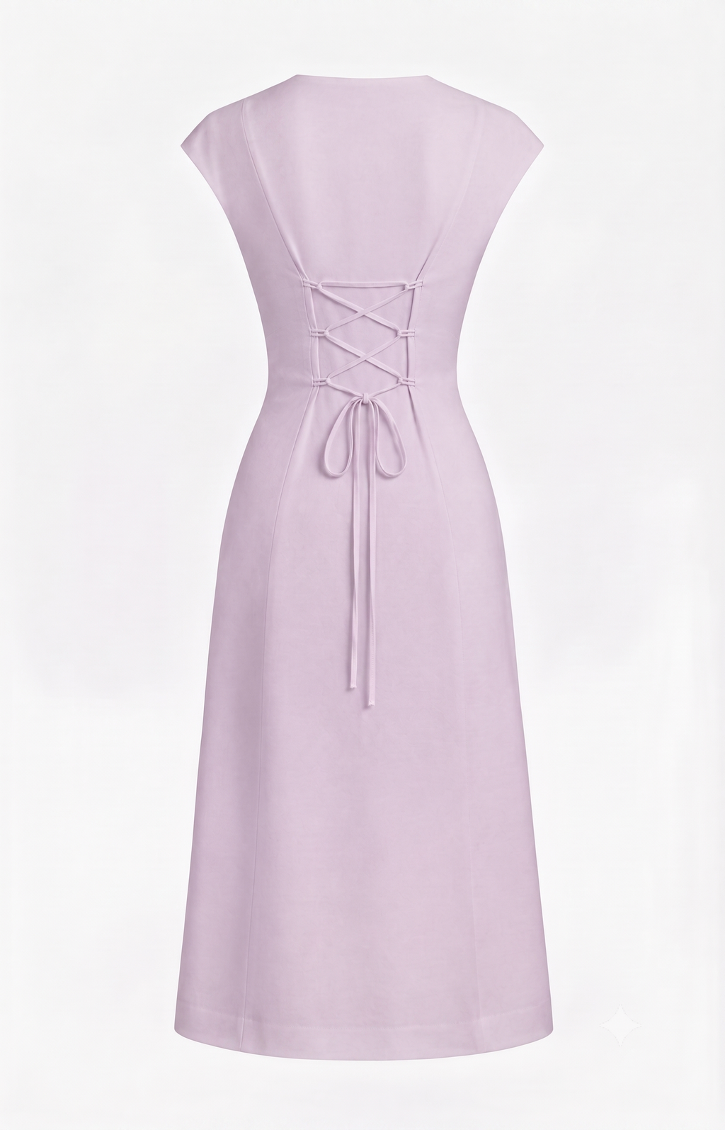 Cotton V-Neck Dress
