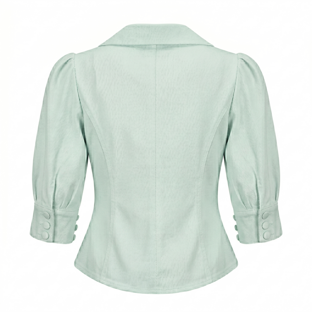 Women’s Puff Sleeve Top-Linen