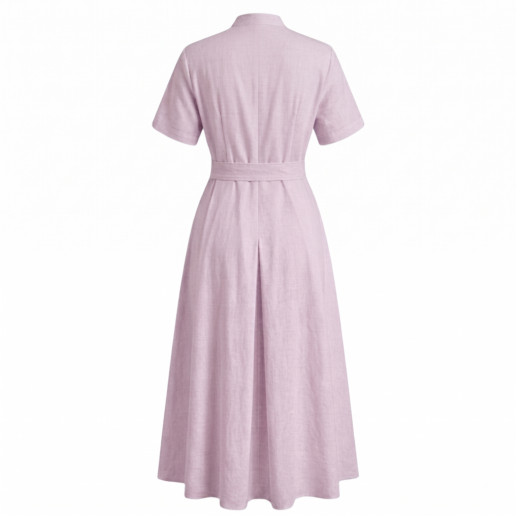 Cotton shirt dress