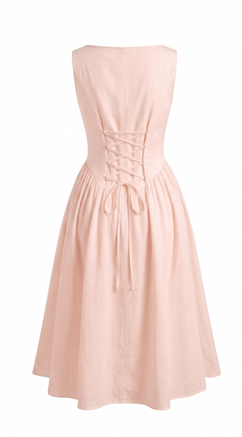 Boat Neck Fit & Flare Midi Dress