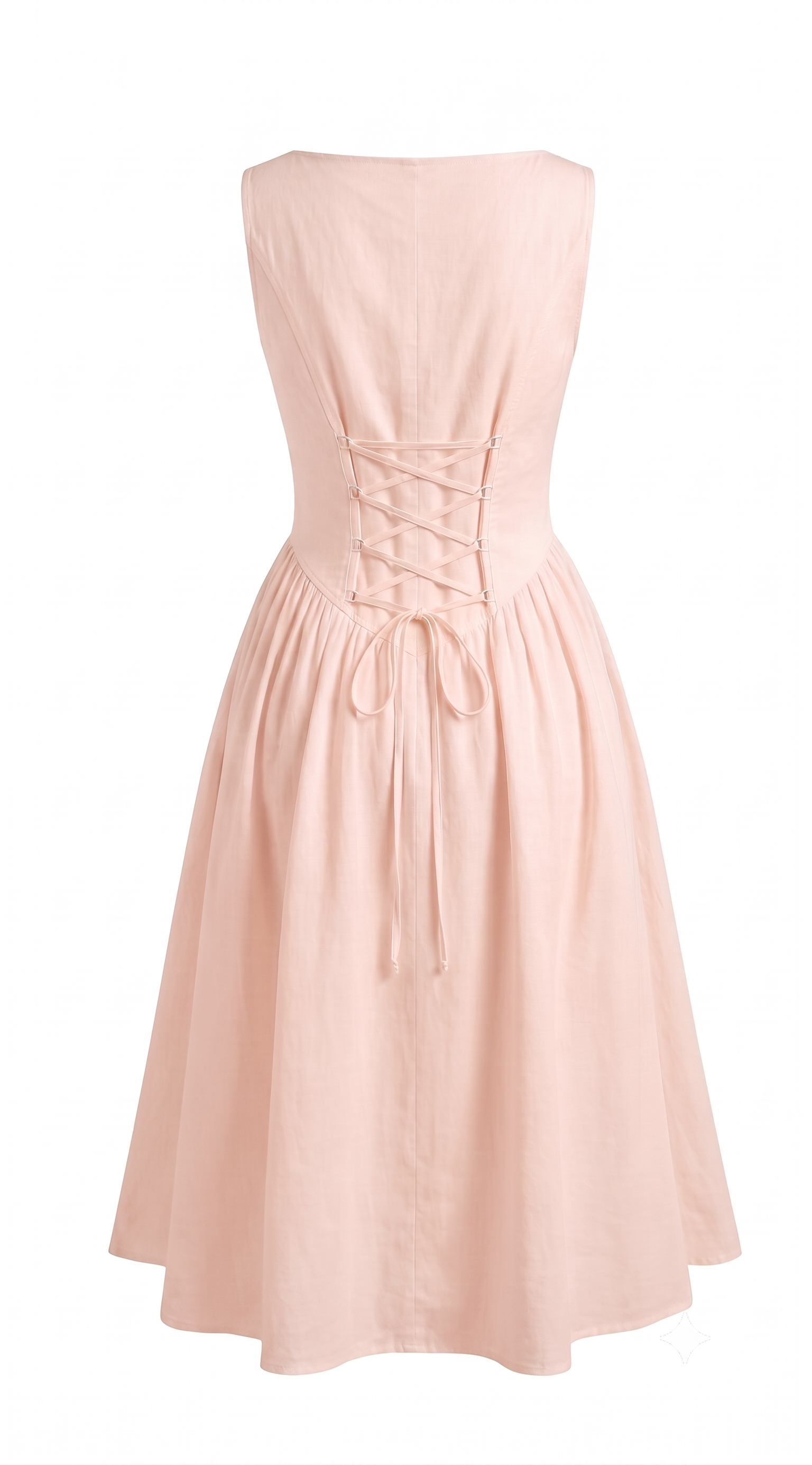 Boat Neck Fit & Flare Midi Dress