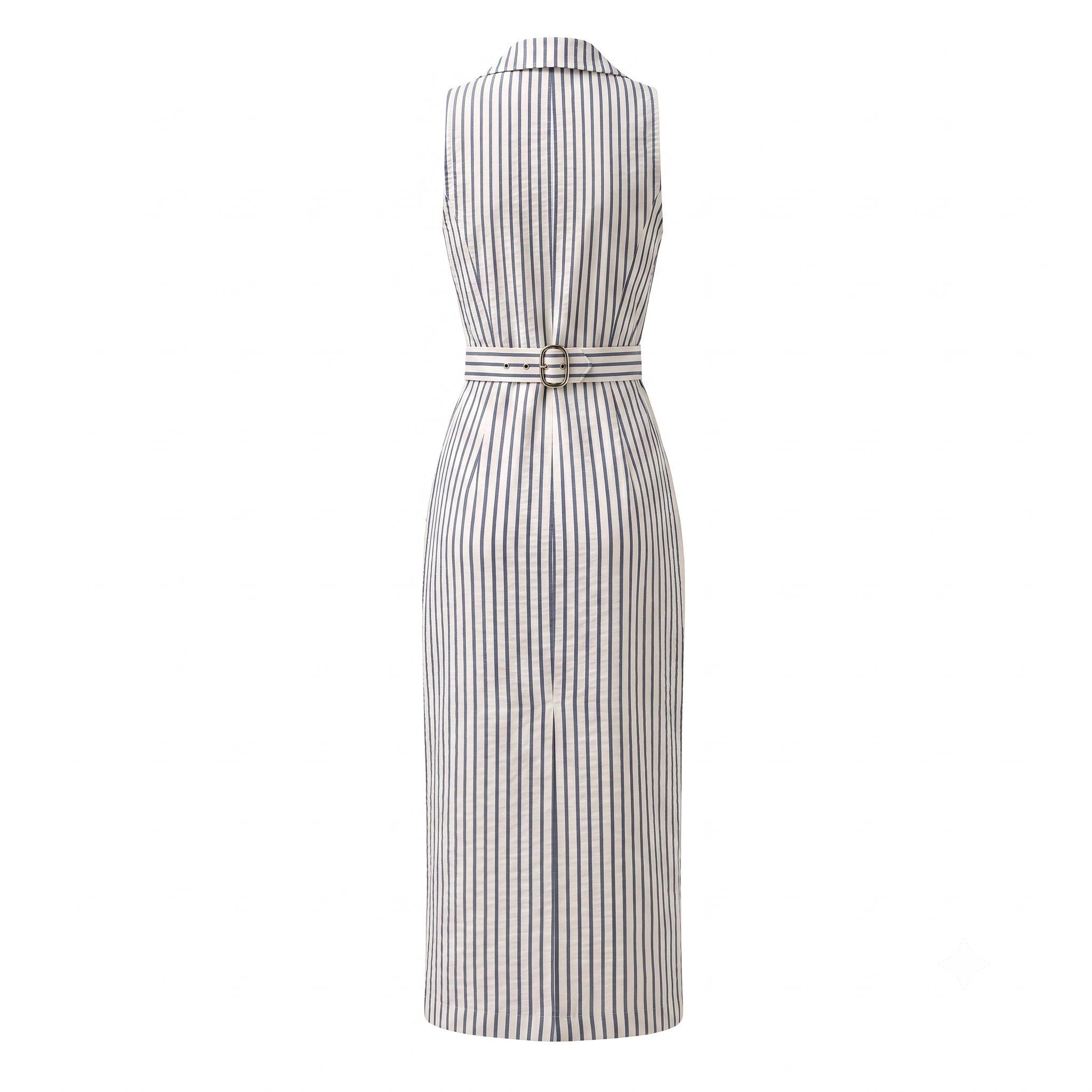 Stripe Sculpt Shirt Dress