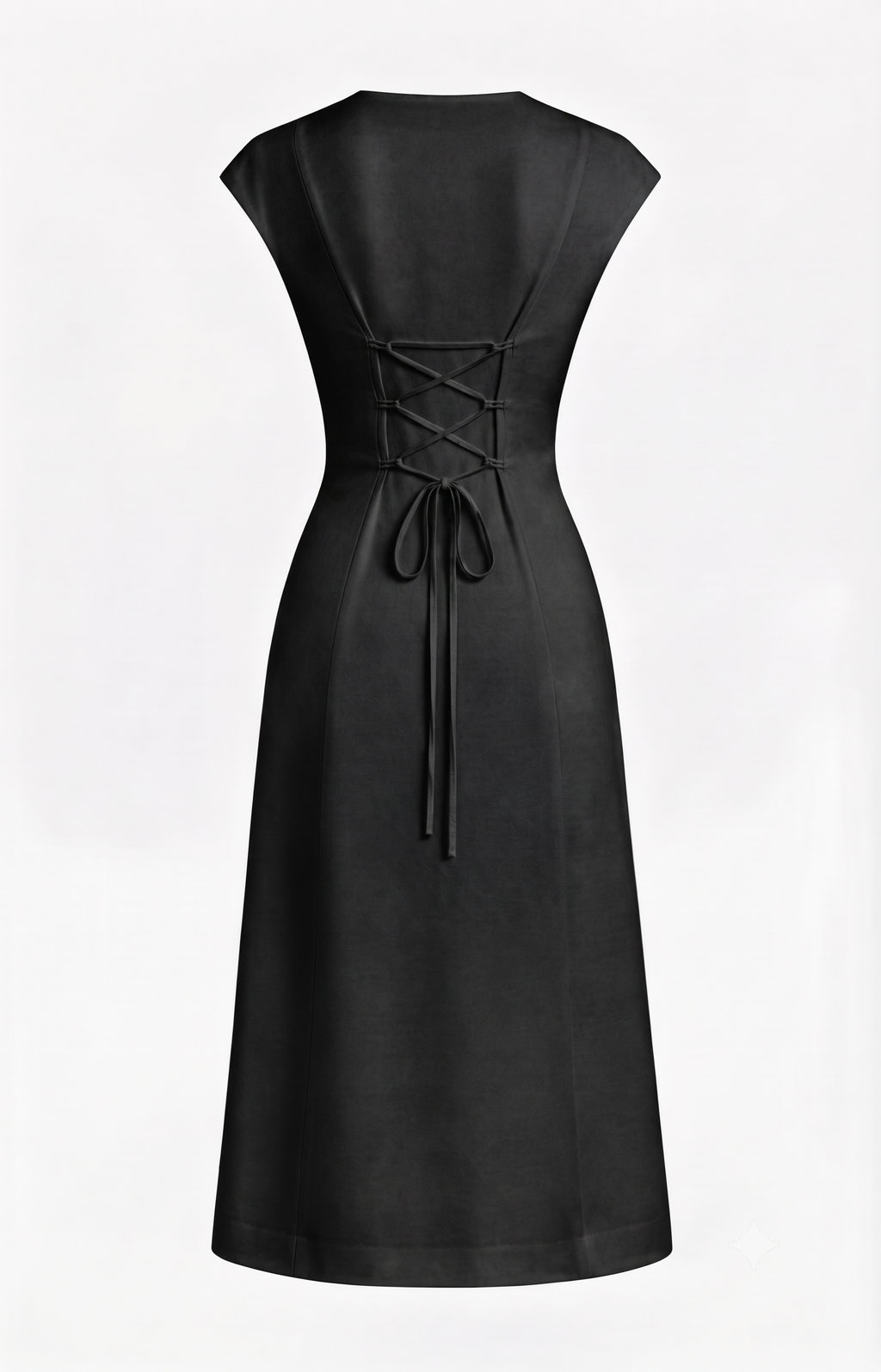 Cotton V-Neck Dress