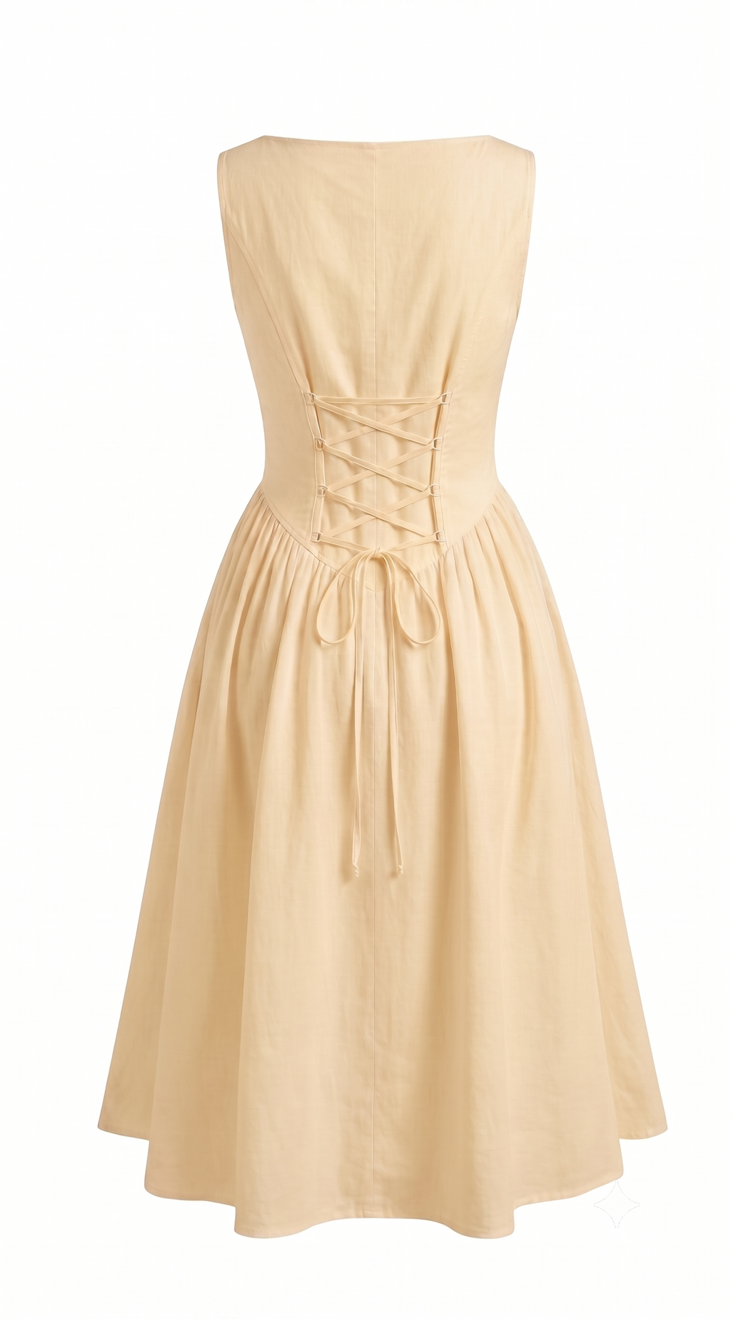 Boat Neck Fit & Flare Midi Dress