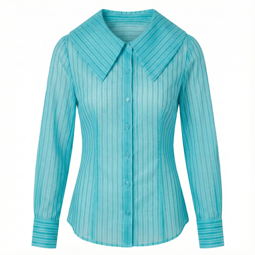 Pattern Collar Shirt