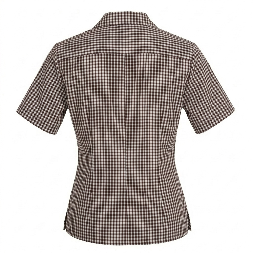 Brown Checks Tailored Shirt-Cotton