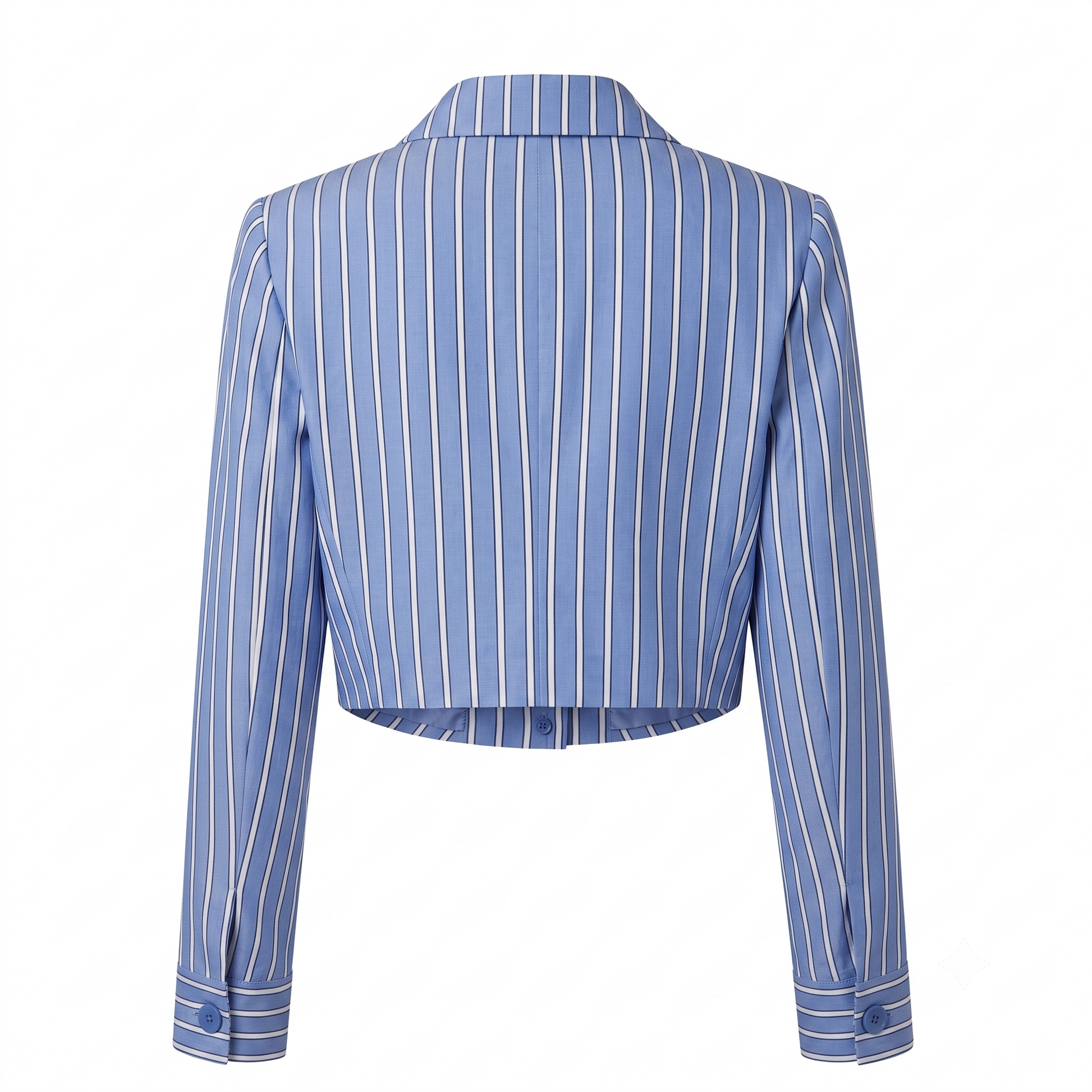 Stripe crop shirt