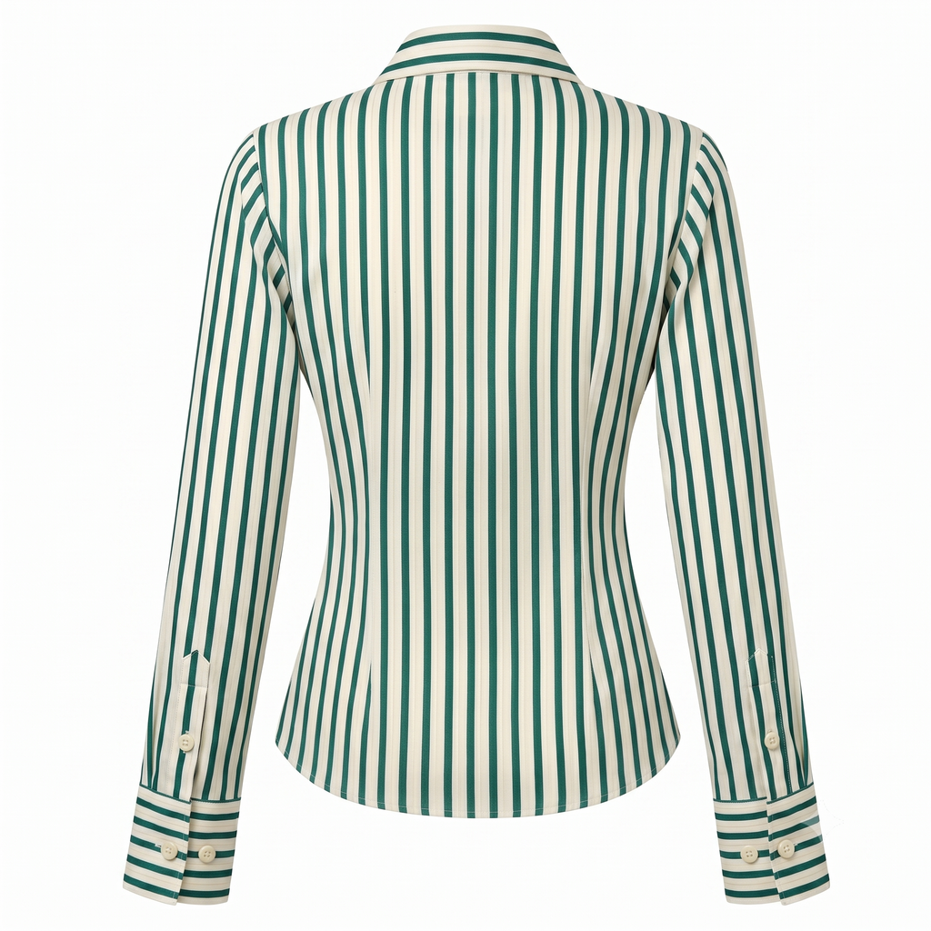 Corset Stripes Fitted Shirts