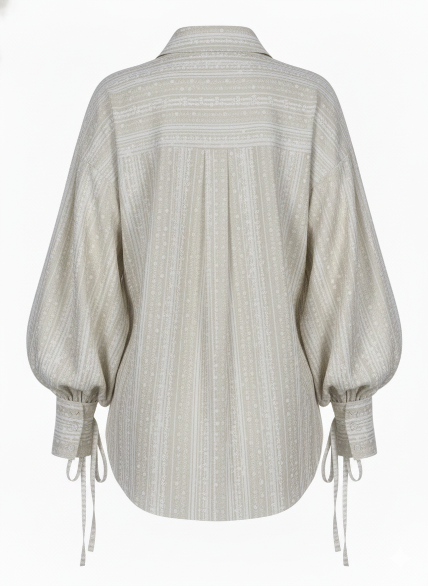 Solid-Patterned full sleeve shirt