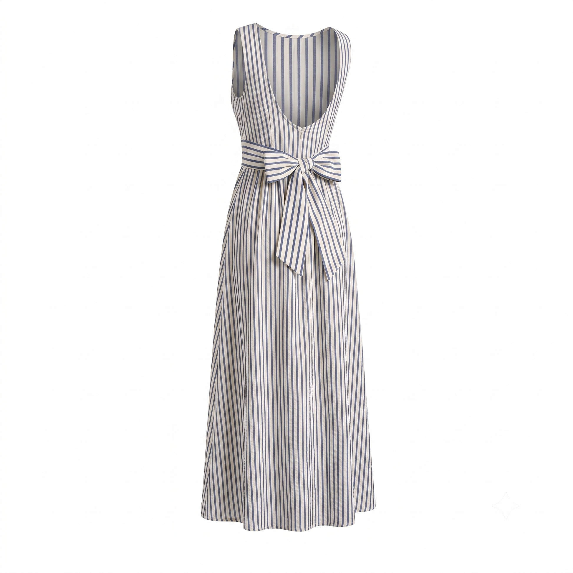 Stripe Tie-Back Dress