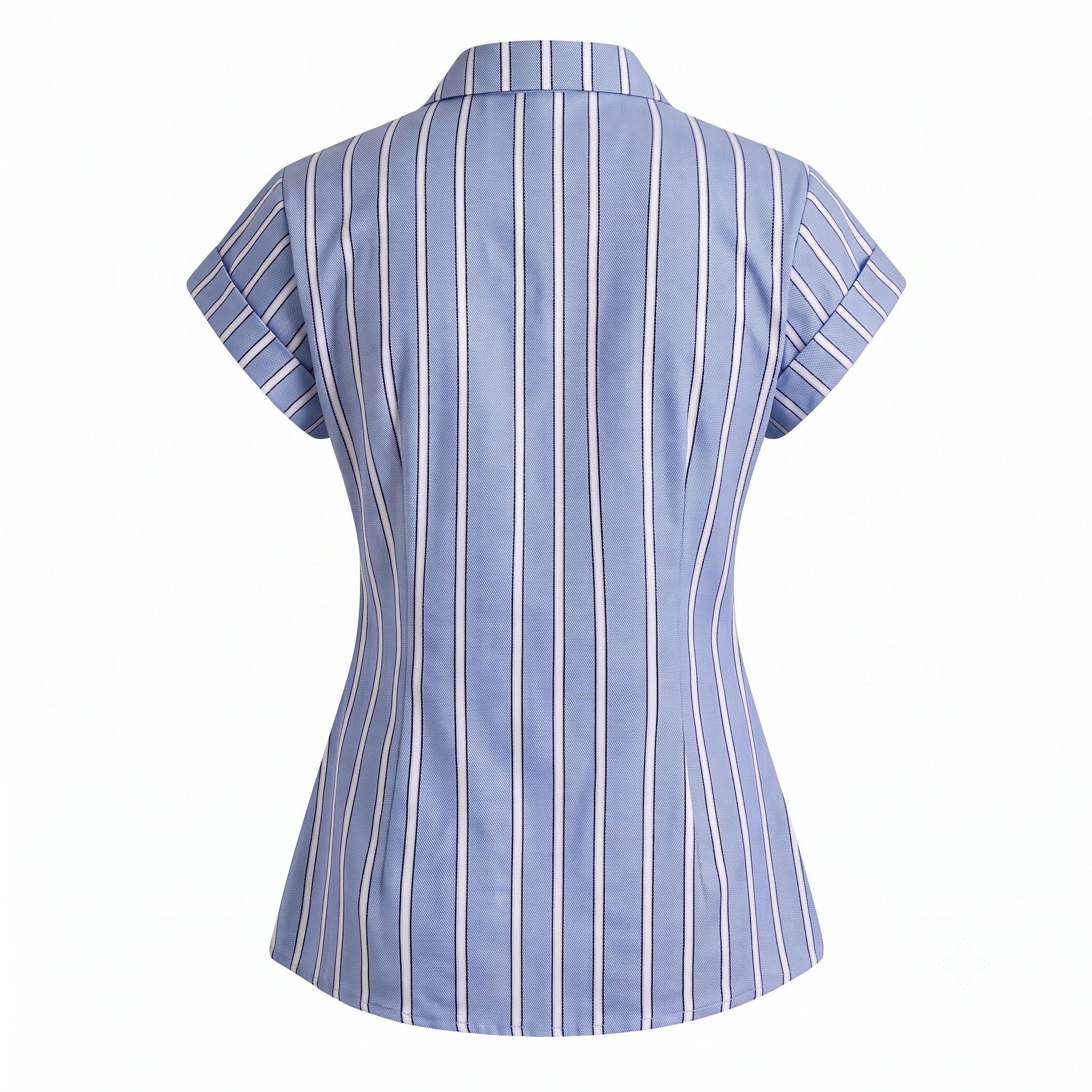 Stripe Tailored Shirt-Cotton