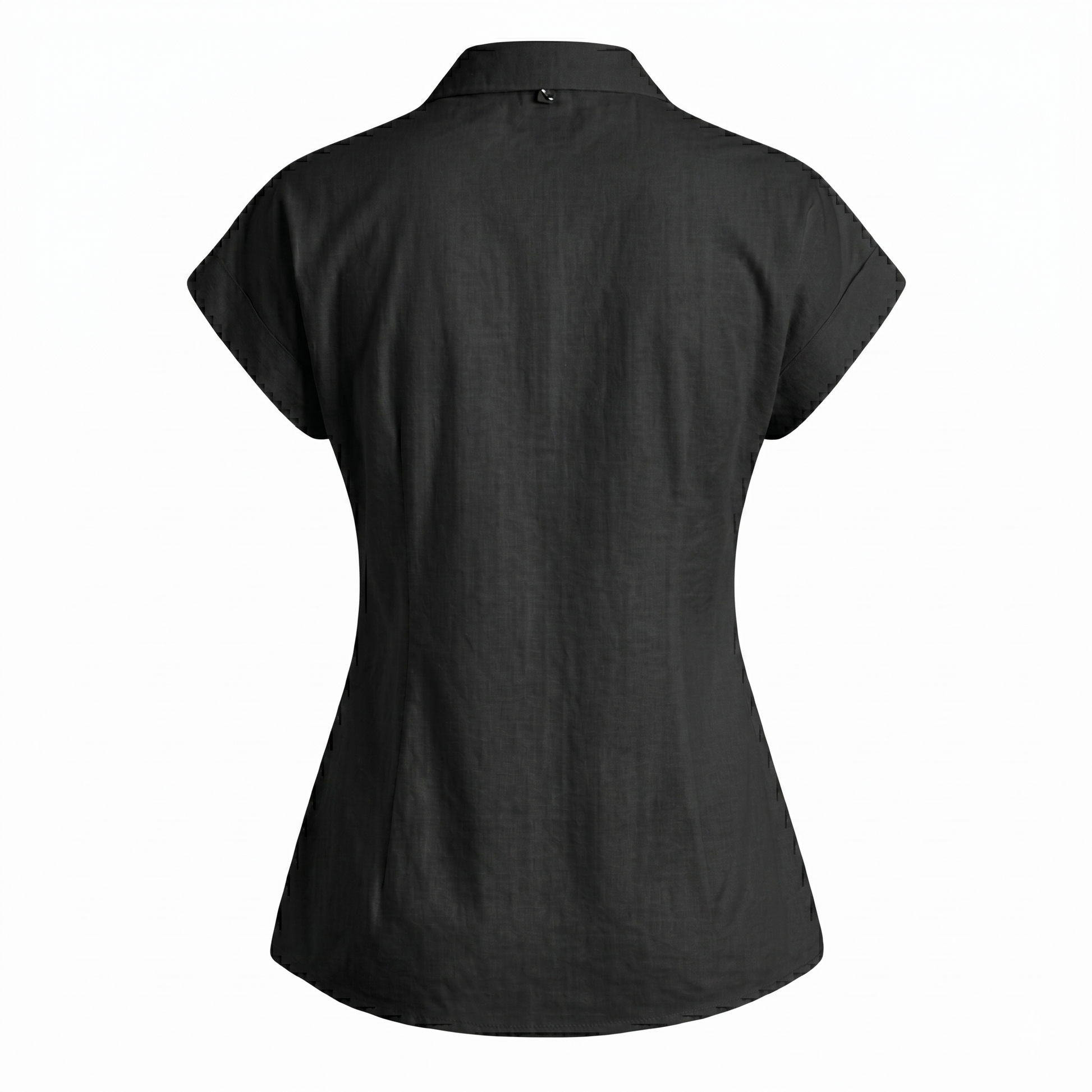 Women’s Solid Cap Sleeve Shirt Top-Cotton