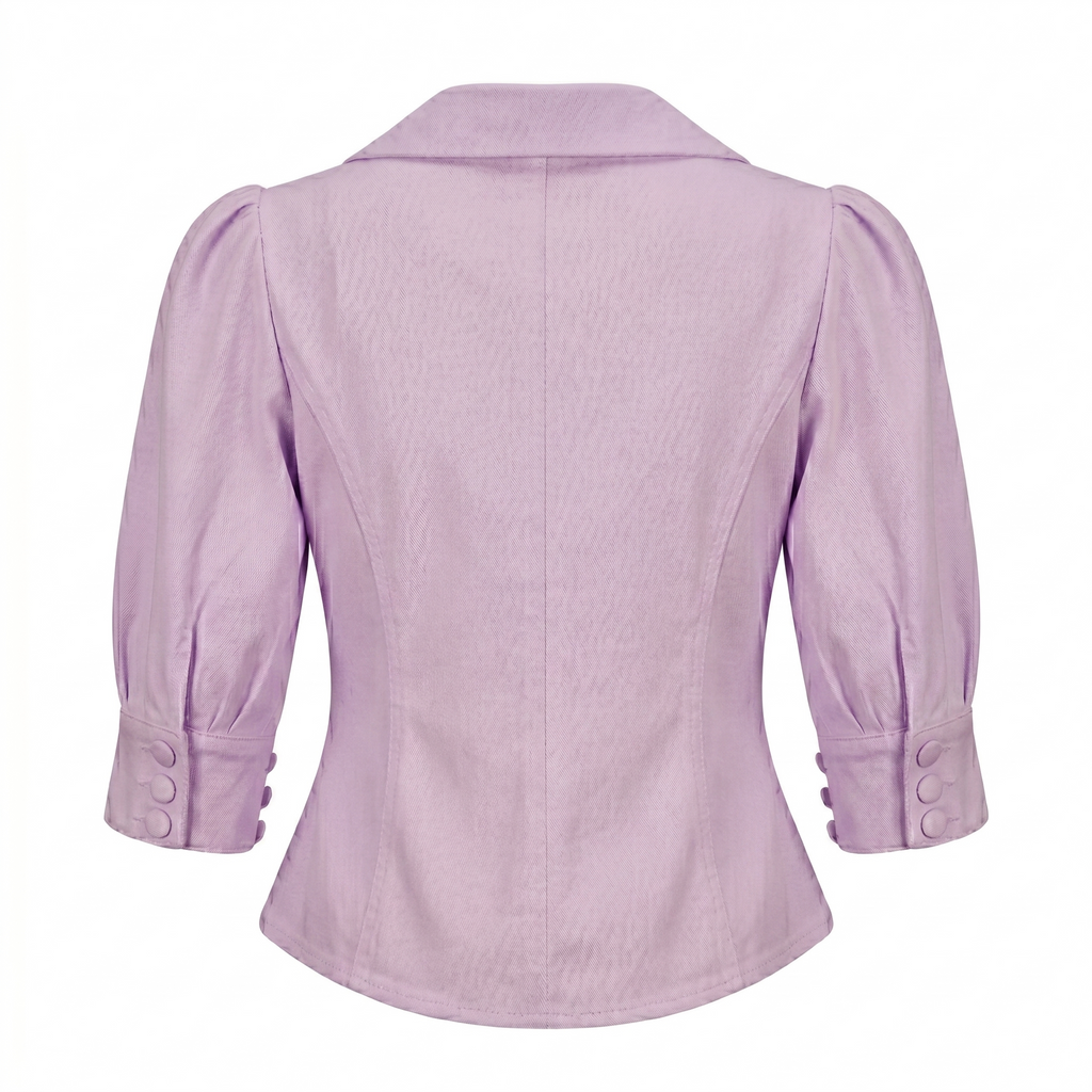Women’s Puff Sleeve Top-Cotton