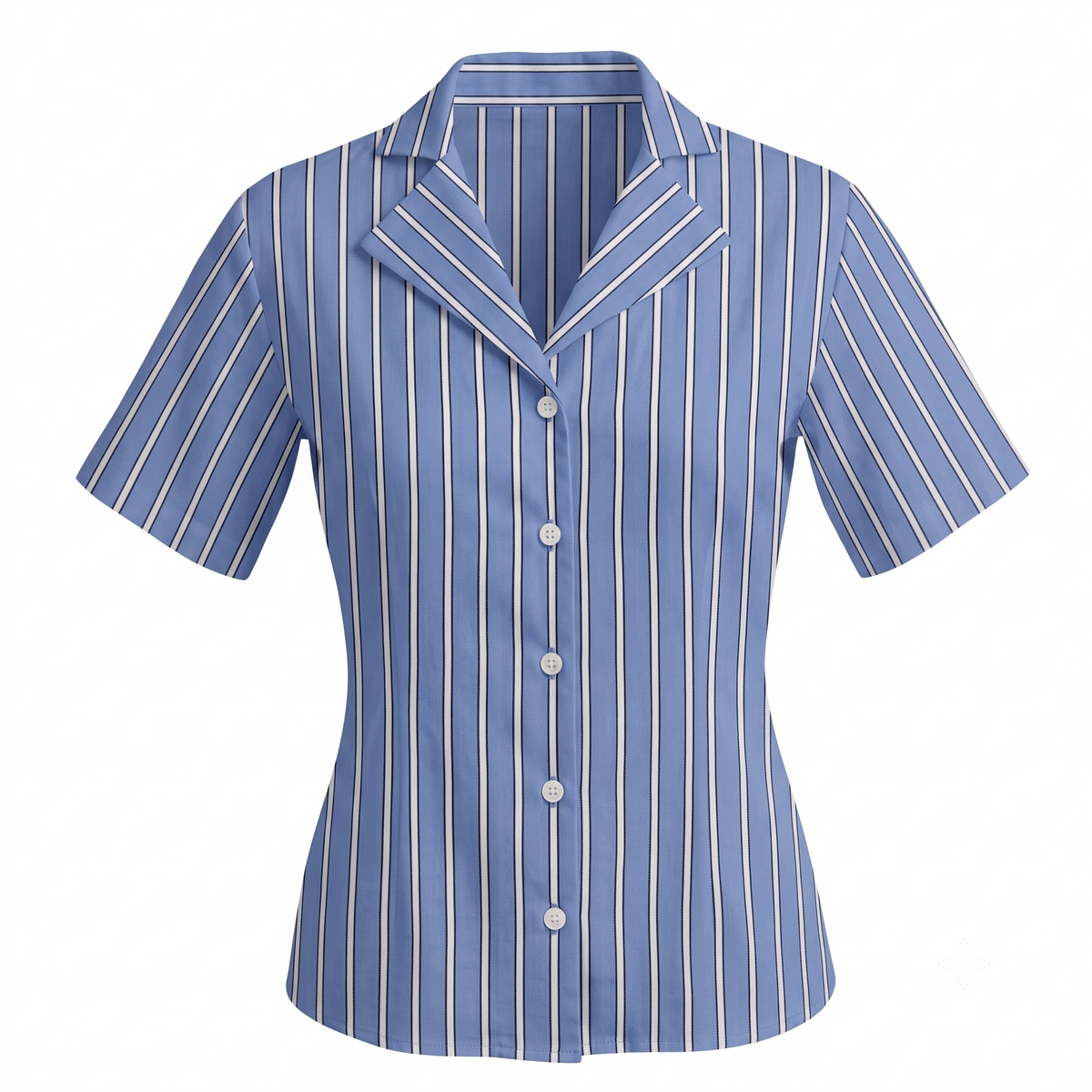 Stripe Tailored Shirt-Cotton