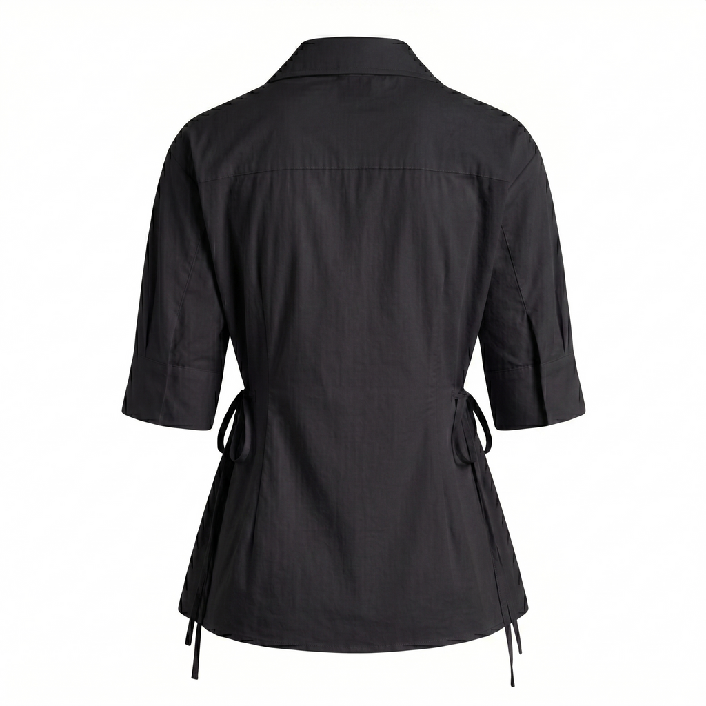 Women’s Cotton Tie-Up Shirt Top