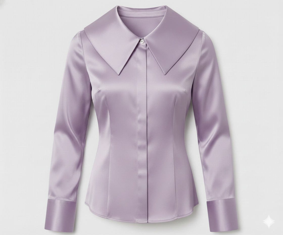 Satin Collar Shirt