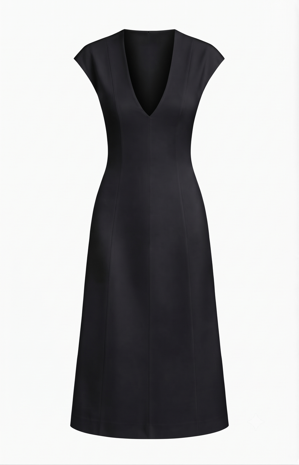 Cotton V-Neck Dress