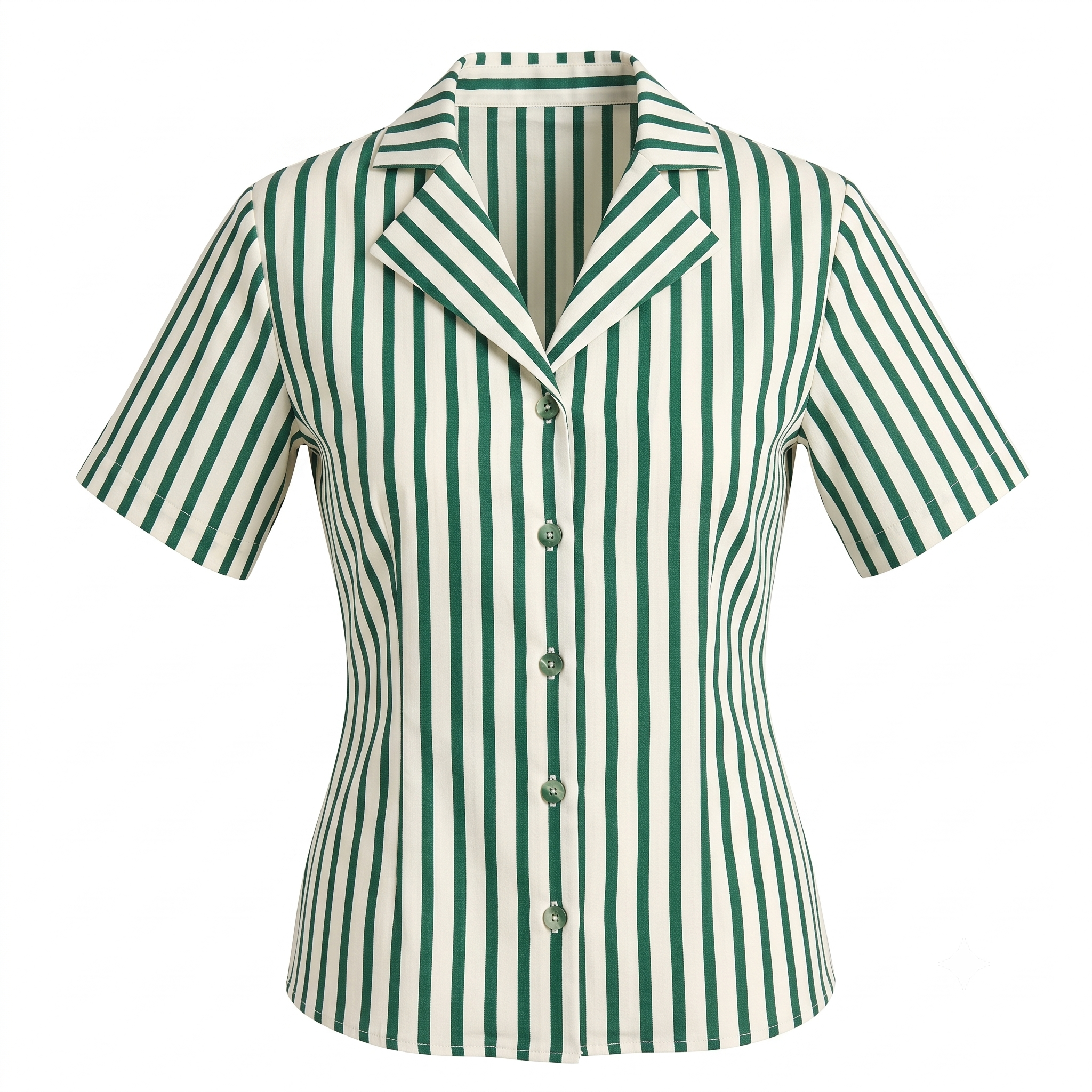 Stripe Tailored Shirt-Cotton