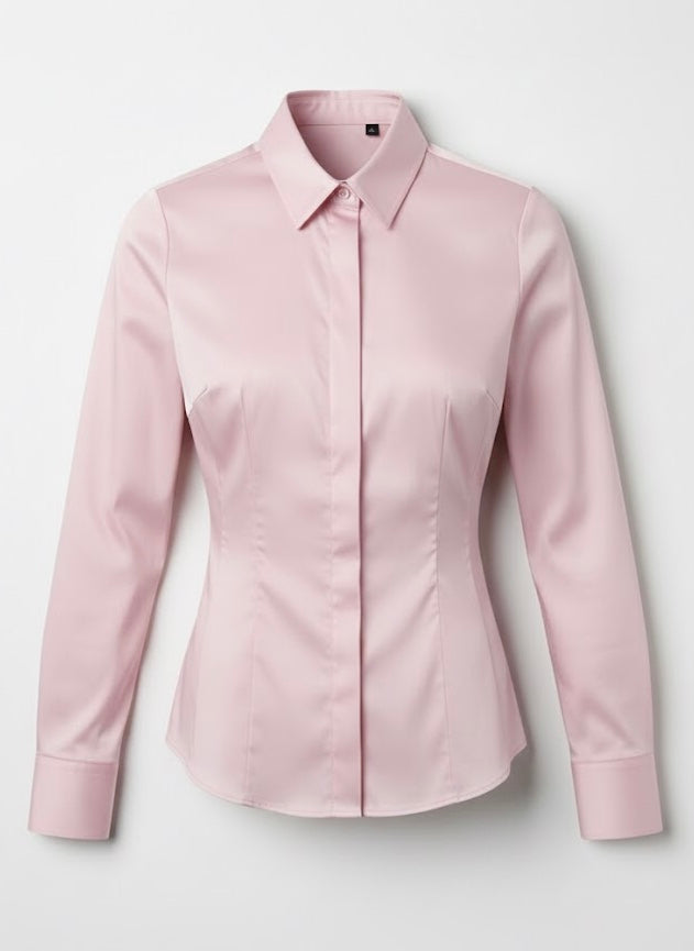 Satin Fitted Shirt
