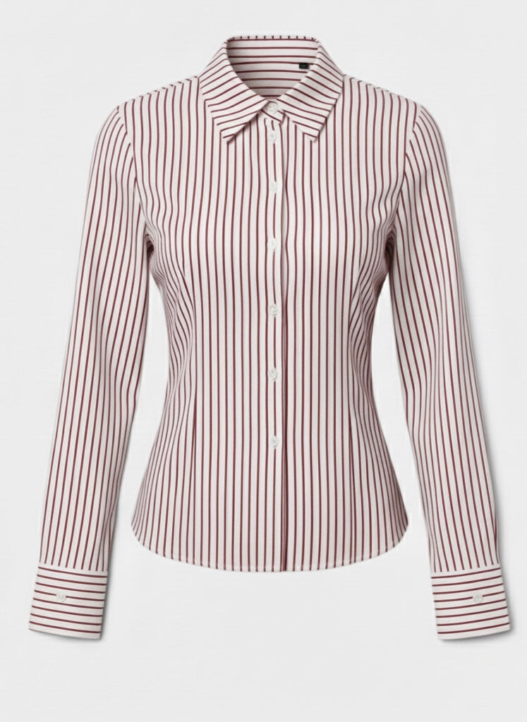 Corset Stripes Fitted Shirts