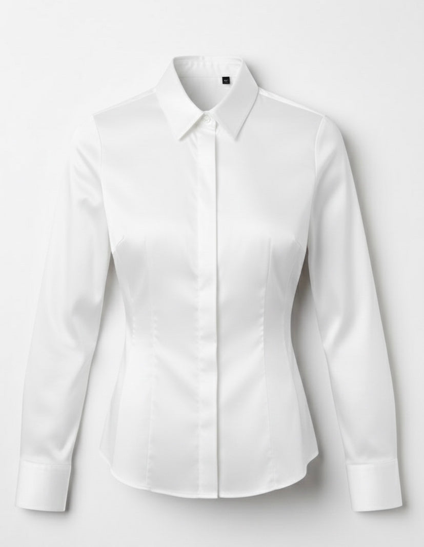 Satin Fitted Shirt