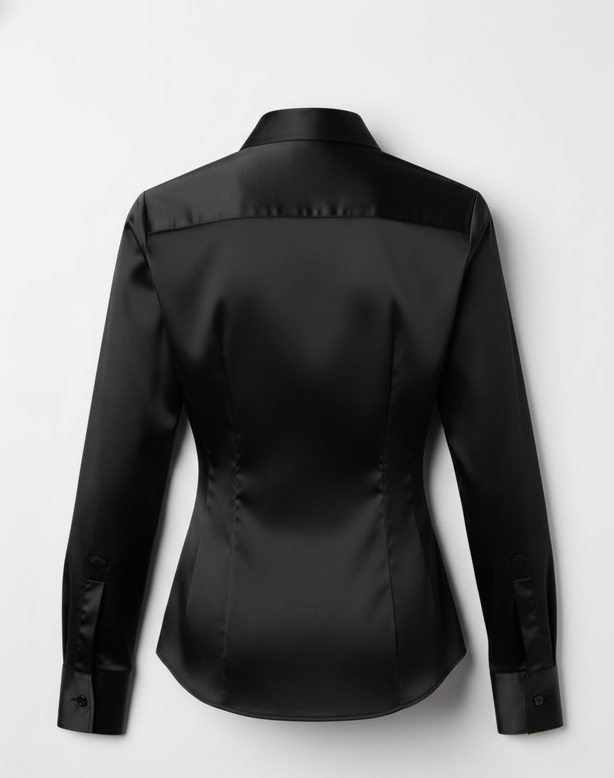 Satin Fitted Shirt